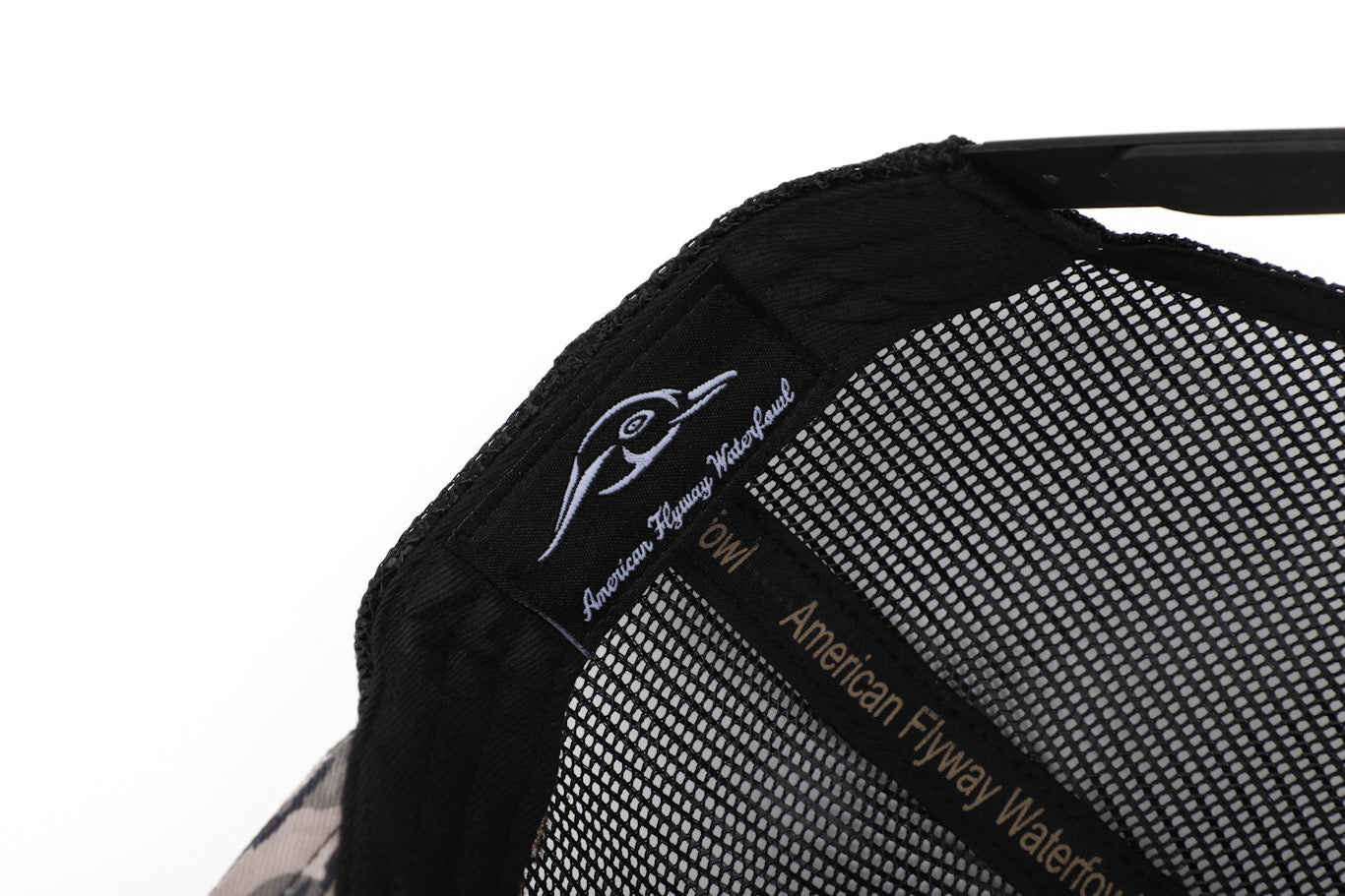Deer 7 Panel Hardwoods AFW Style w- 3 D Puff and Black Mesh