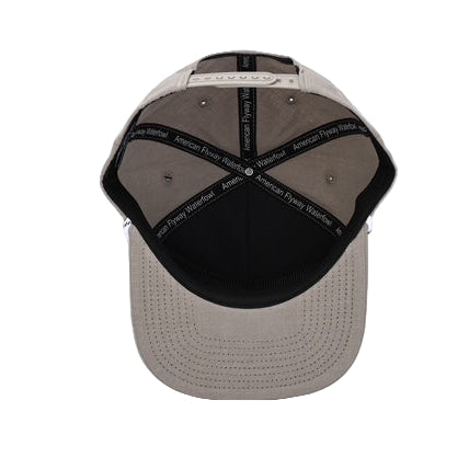 Grey with White/Black Stripe Rope Goose RipStop Hat