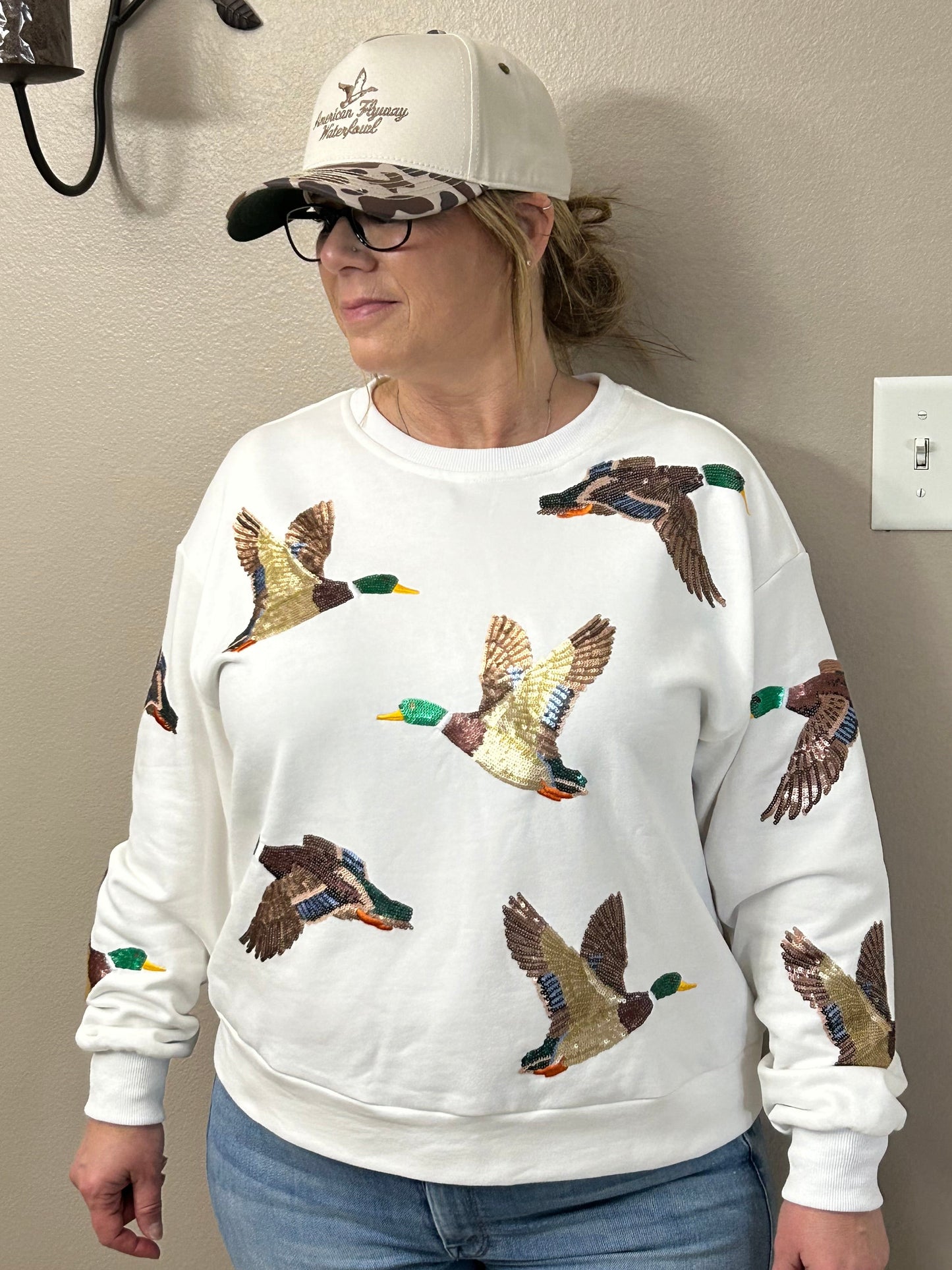Mallard Glam Crewneck ***** Pre-Order for Fall - ETA September *****
