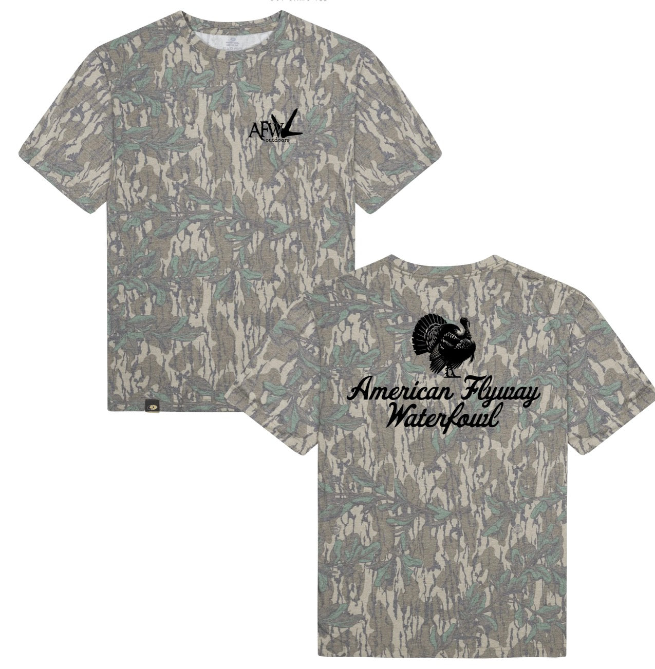 AFW Outdoors Turkey Greenleaf Mossy Oak Tee