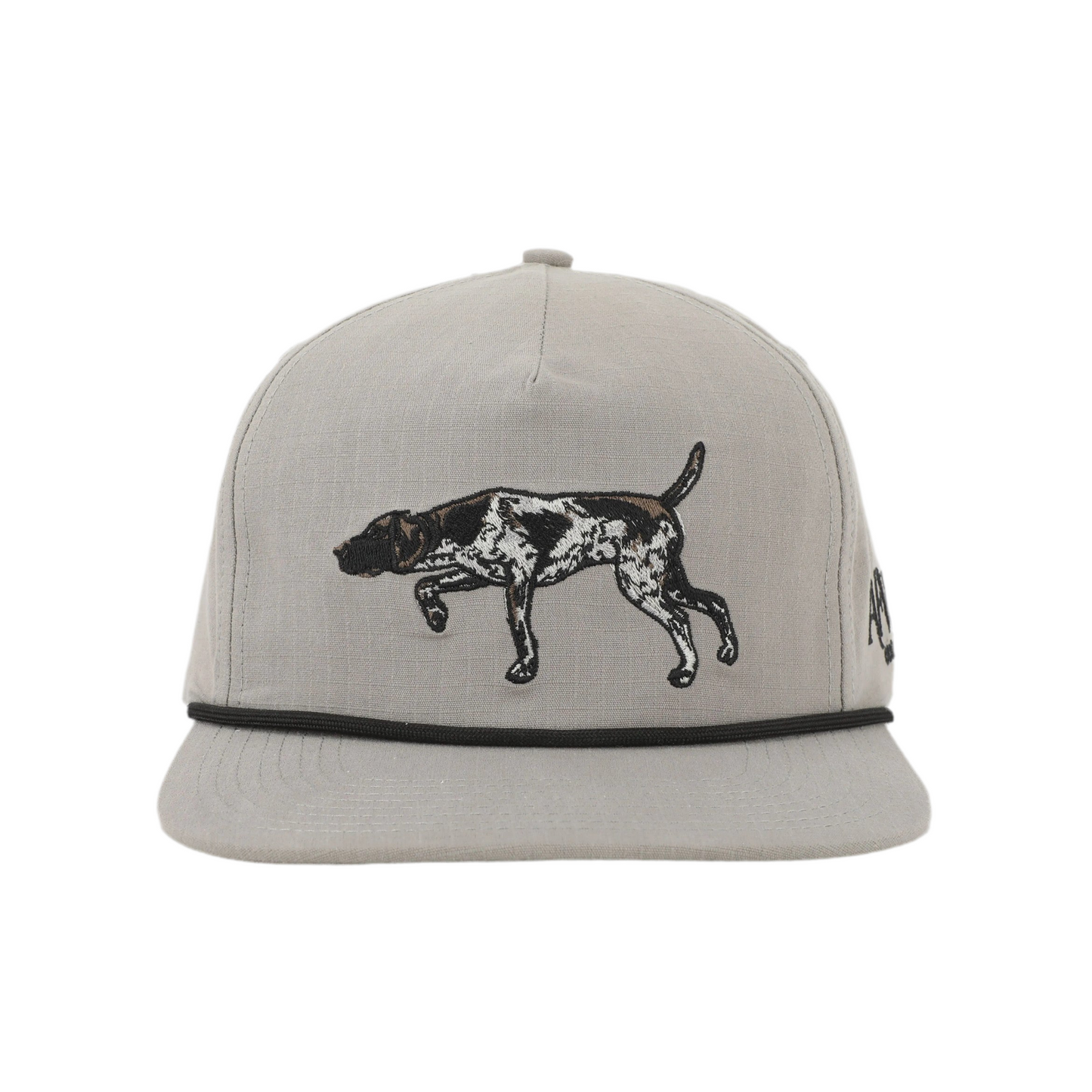 Grey w Black Rope Pointer Ripstop Rope Hat