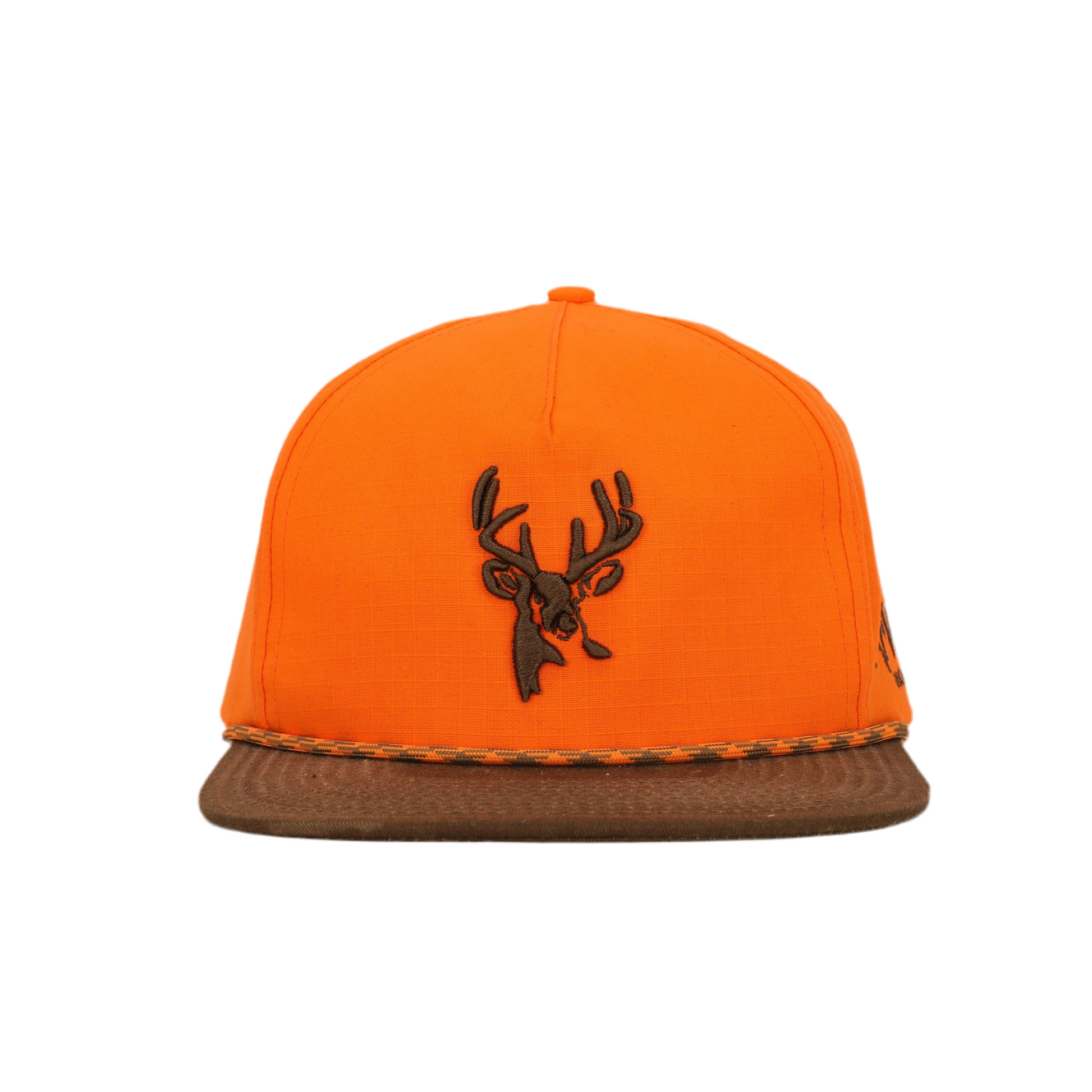 Blaze Orange and Brown Ripstop Buck Rope Hat – American Flyway