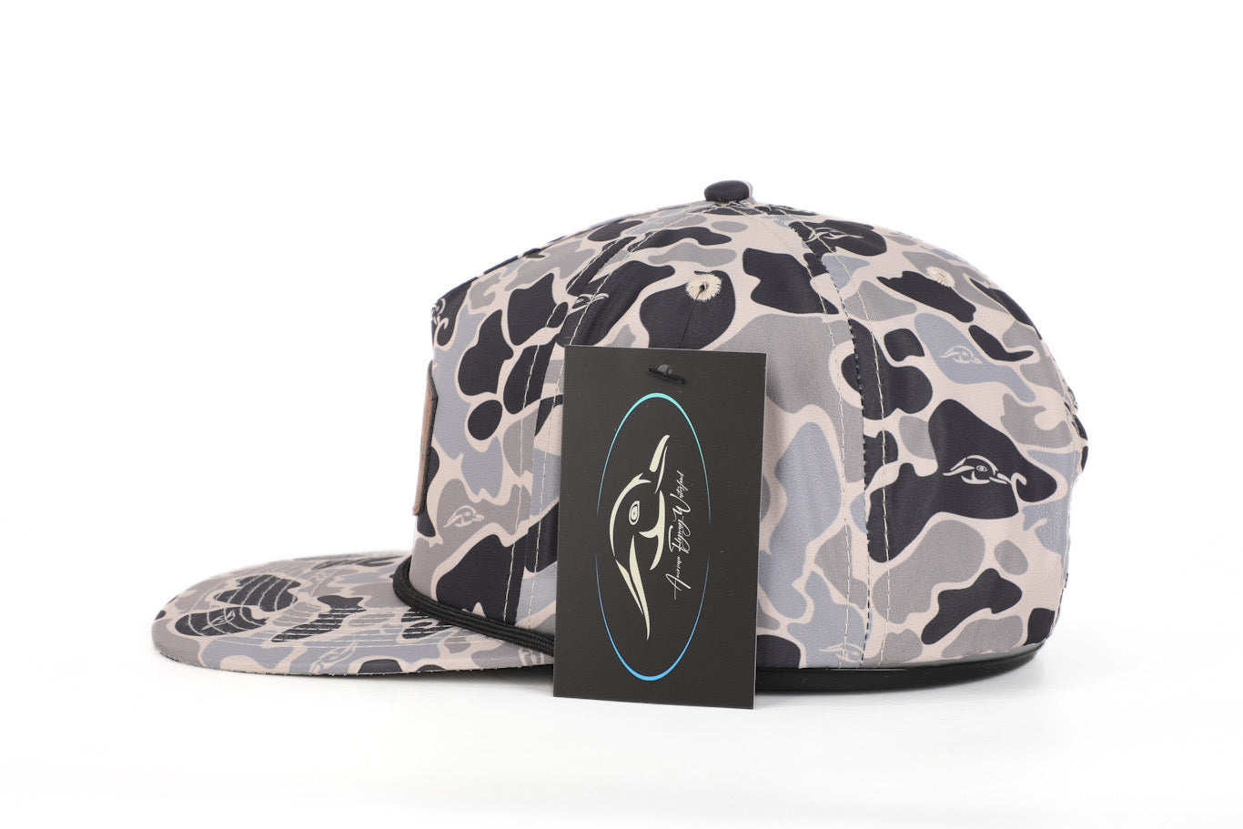 Hardwoods II Camo Vintage Rope Old School Hat