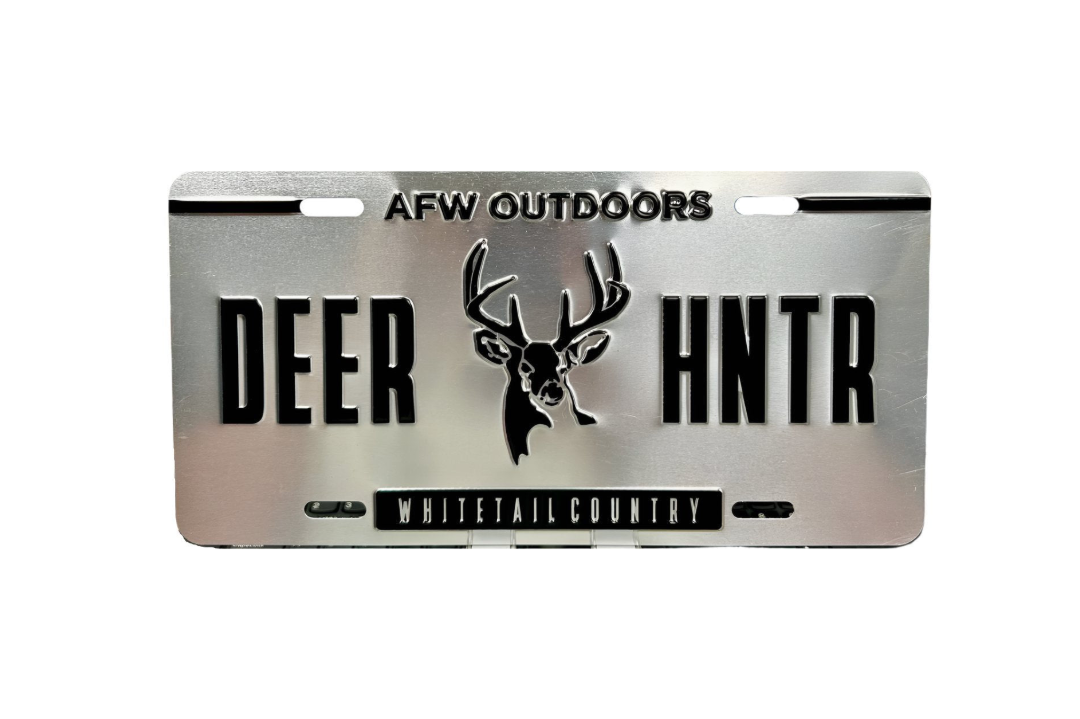 Deer Hunter License Plate