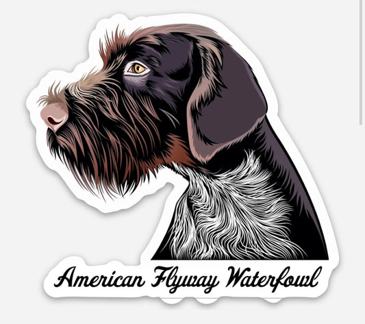 German Wirehaired Pointer Sticker