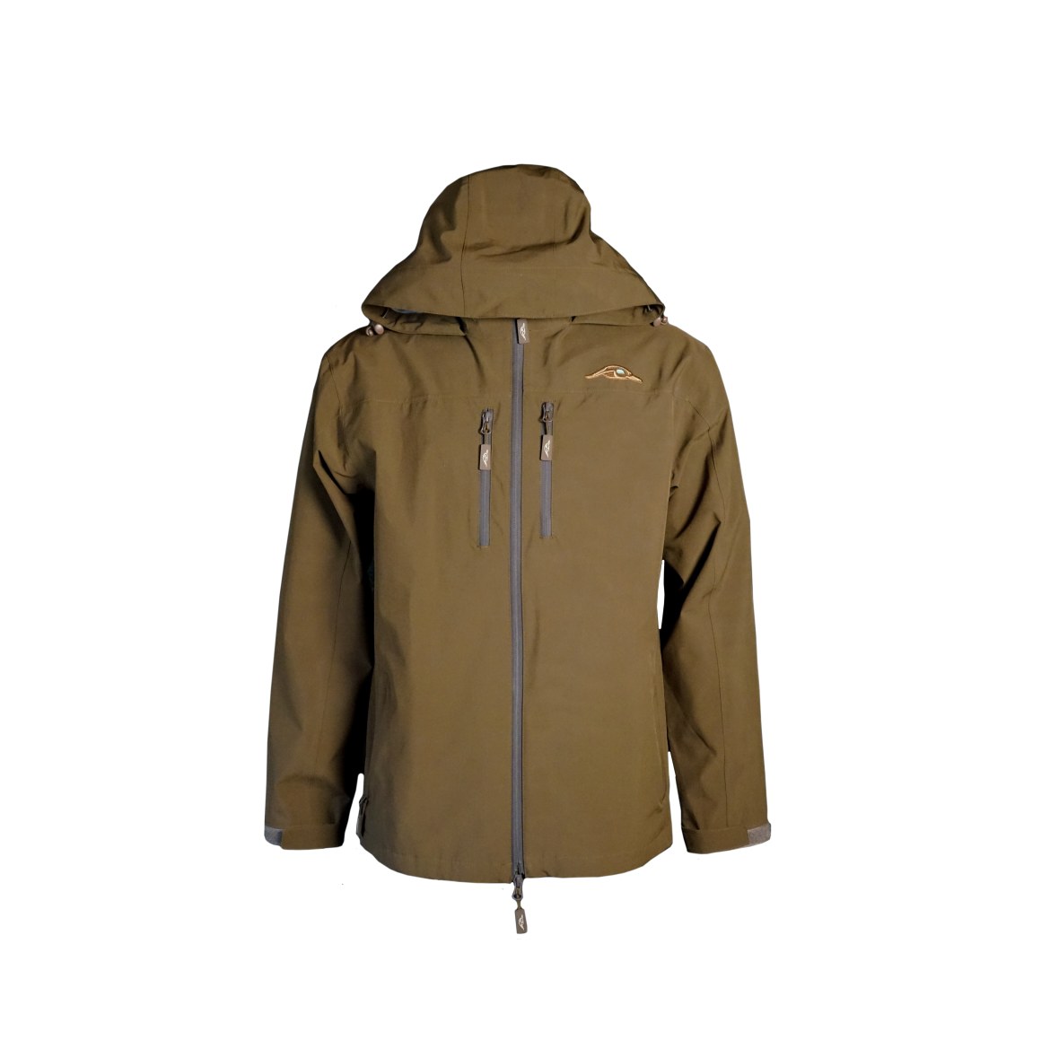 Dark Brown Lightweight Rain Jacket