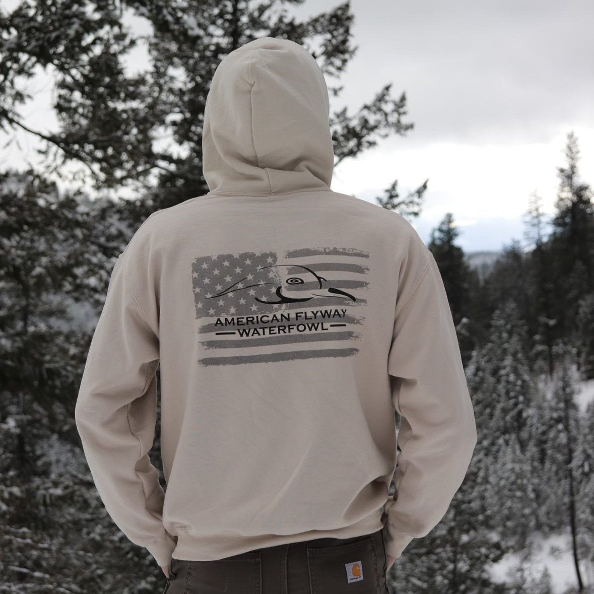 A.F. Waterfowl Flag Hoodies