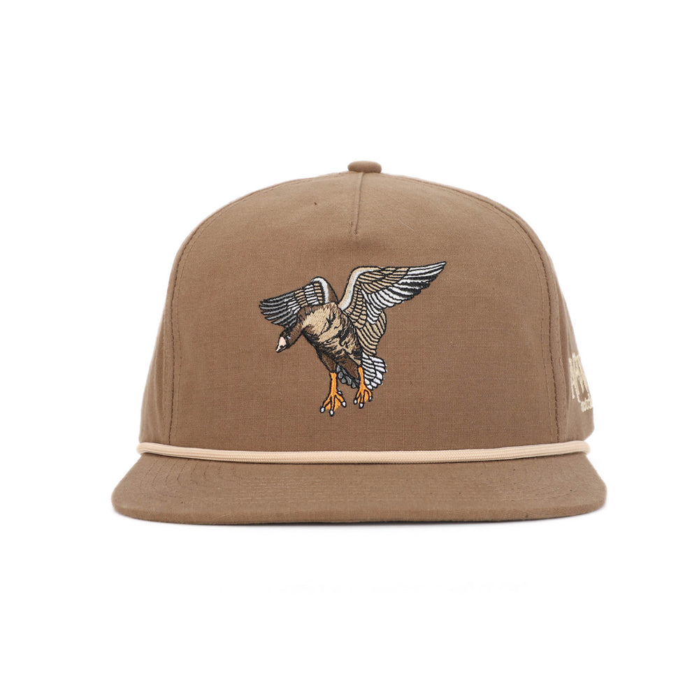 Brown Specklebelly RipStop Hat | Tan Rope | American Flyway Waterfowl