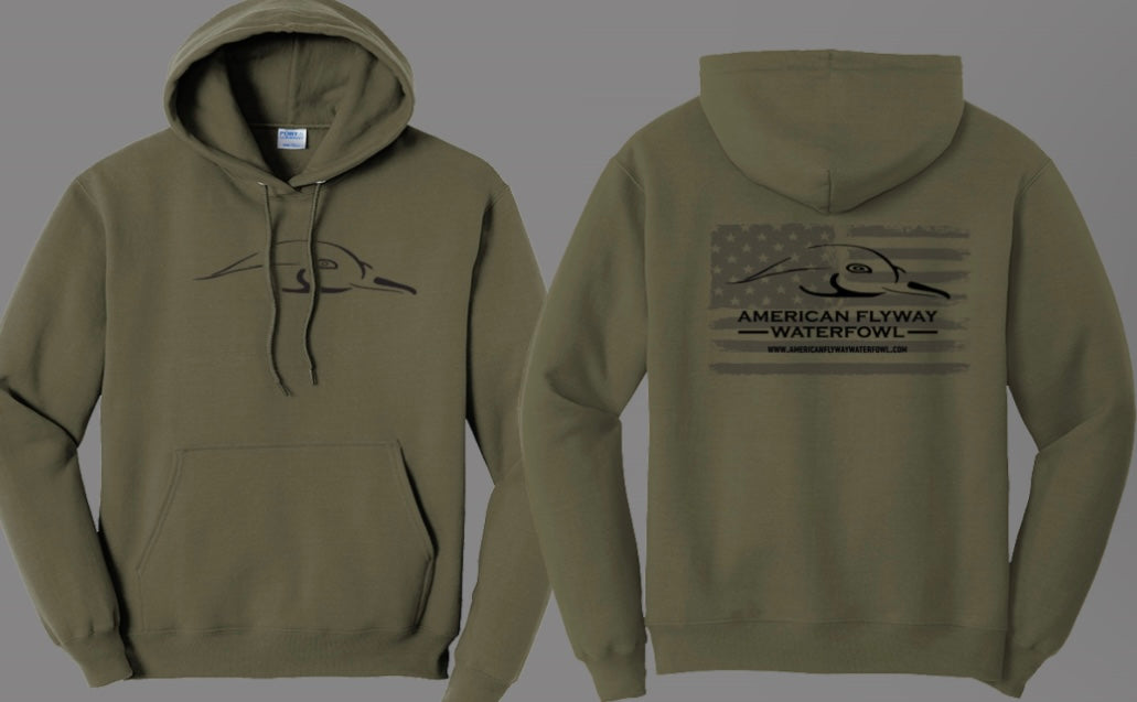 A.F. Waterfowl Flag Hoodies