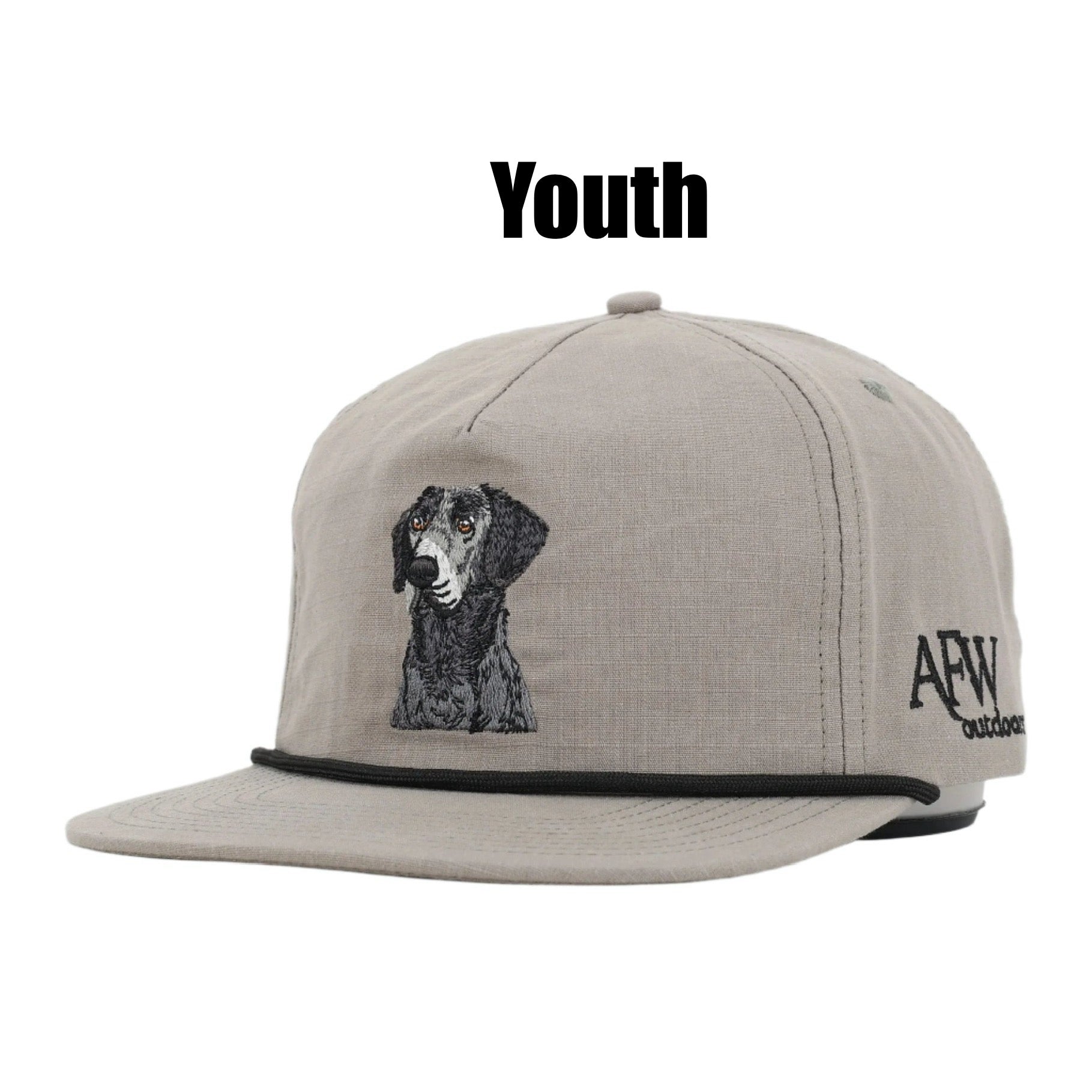 Youth Black Lab RipStop Hat – American Flyway Waterfowl
