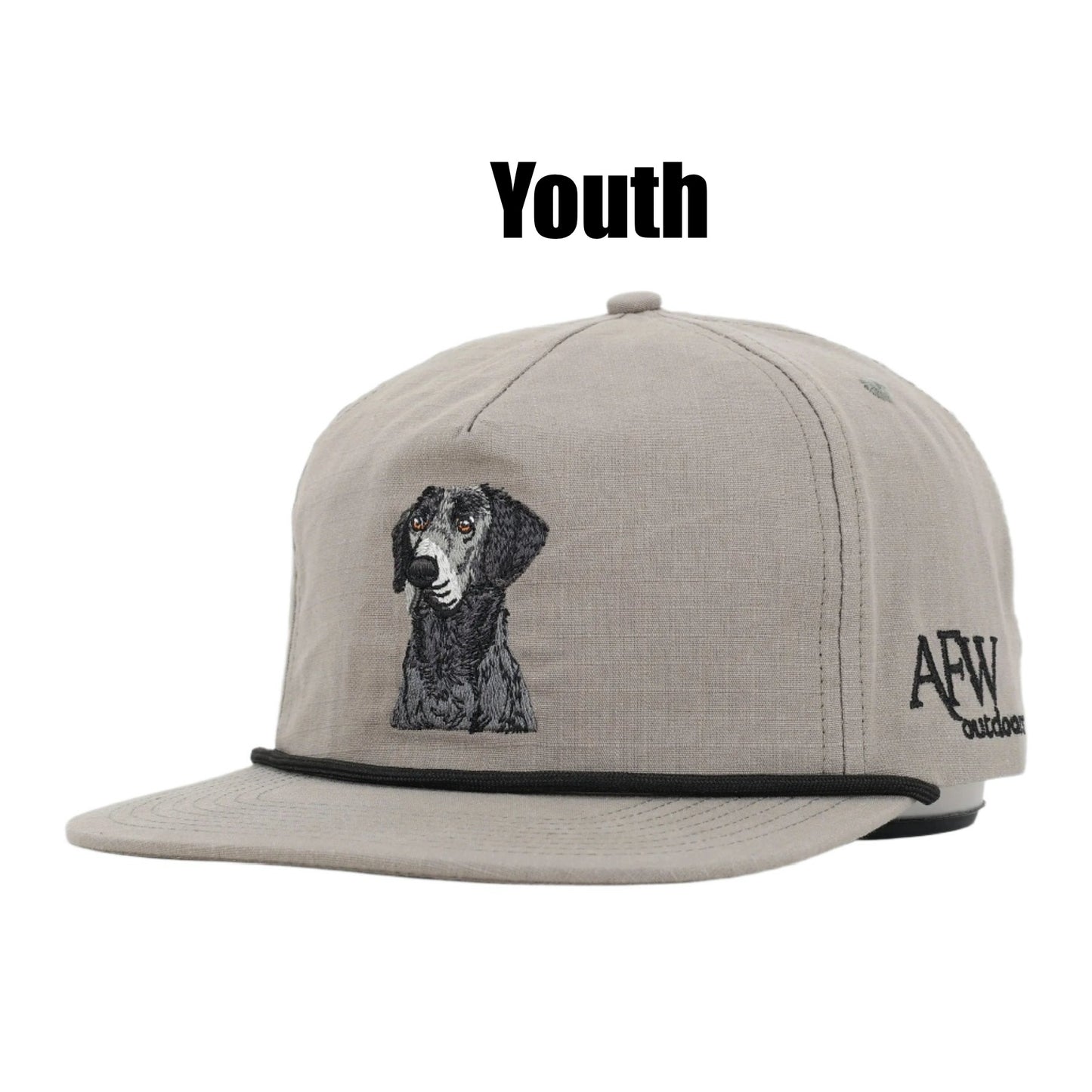 Youth Black Lab RipStop Hat