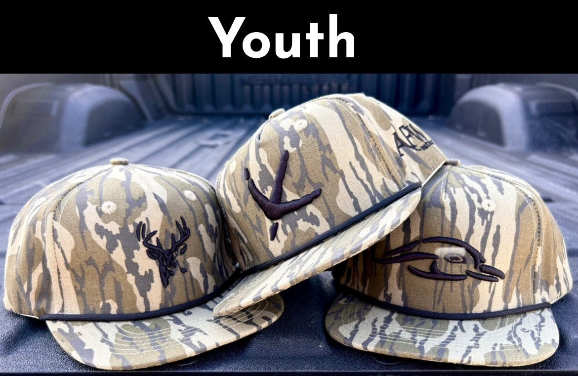 Youth Old Rope Original Bottomland Mossy Oak Hats