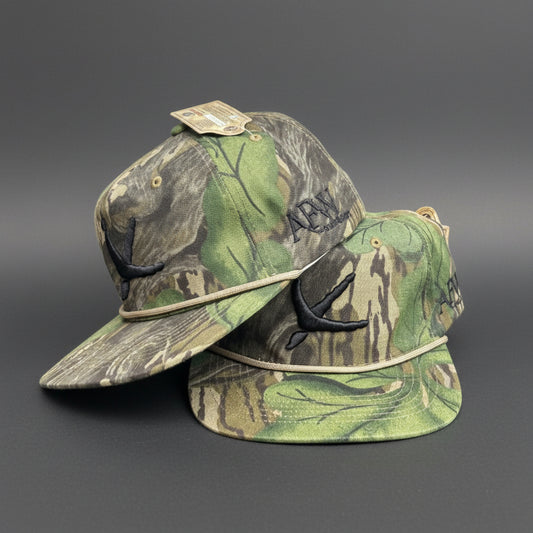 Old Rope Hat Mossy Full Foilage w/ Turkey Tracks