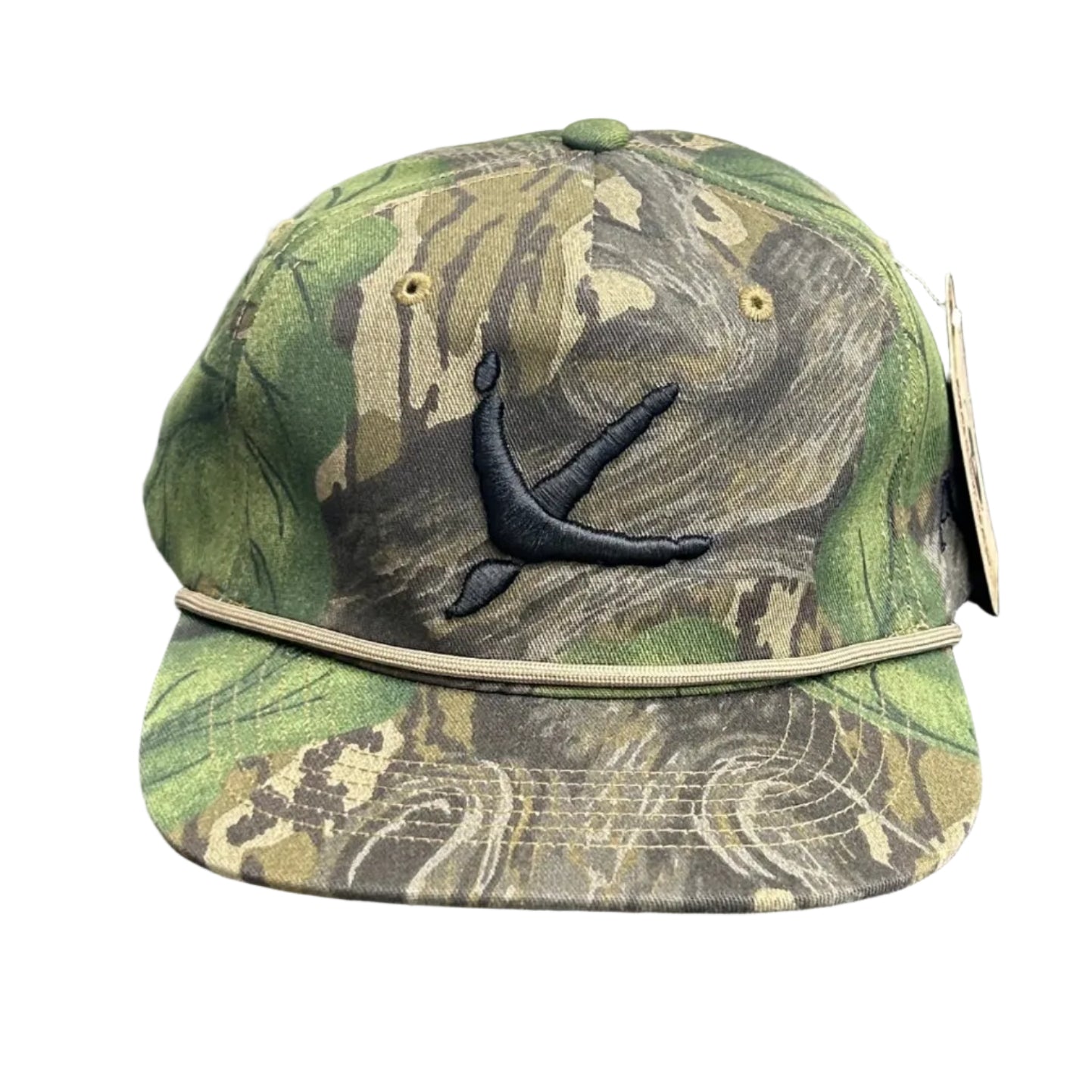 Old Rope Hat Mossy Full Foilage w/ Turkey Tracks