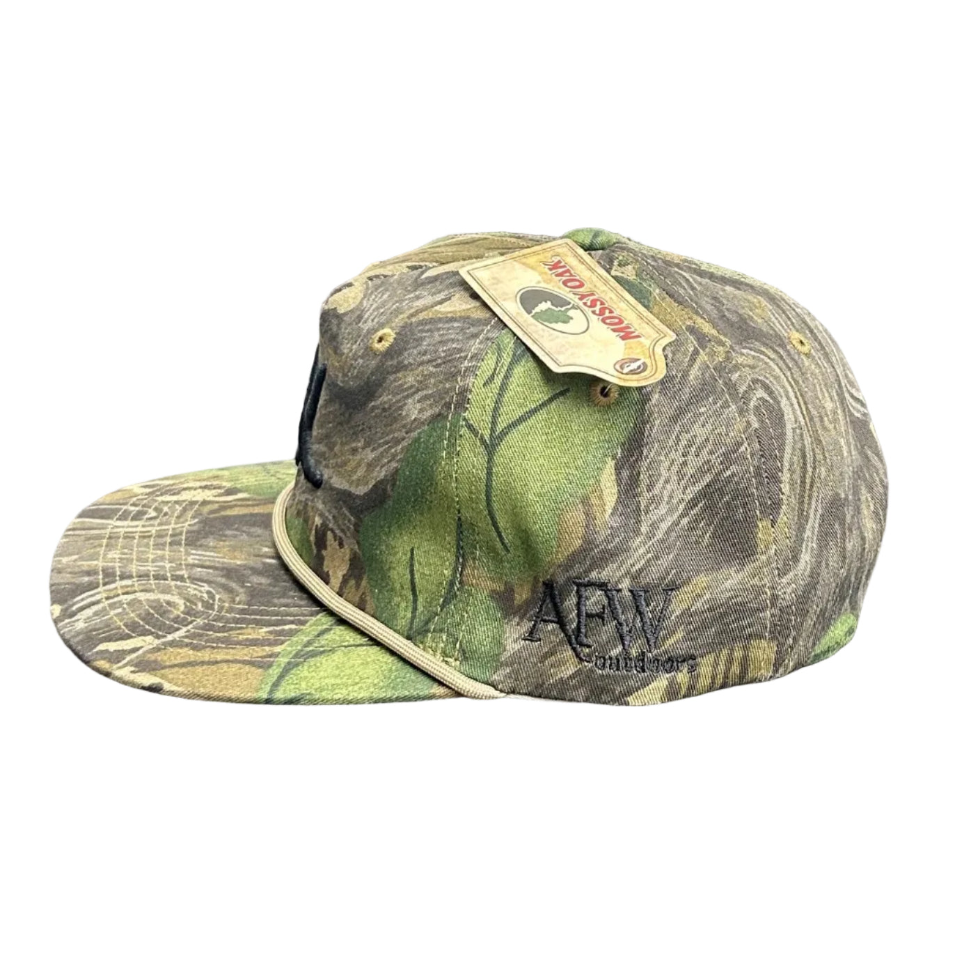 Old Rope Hat Mossy Full Foilage w/ Turkey Tracks