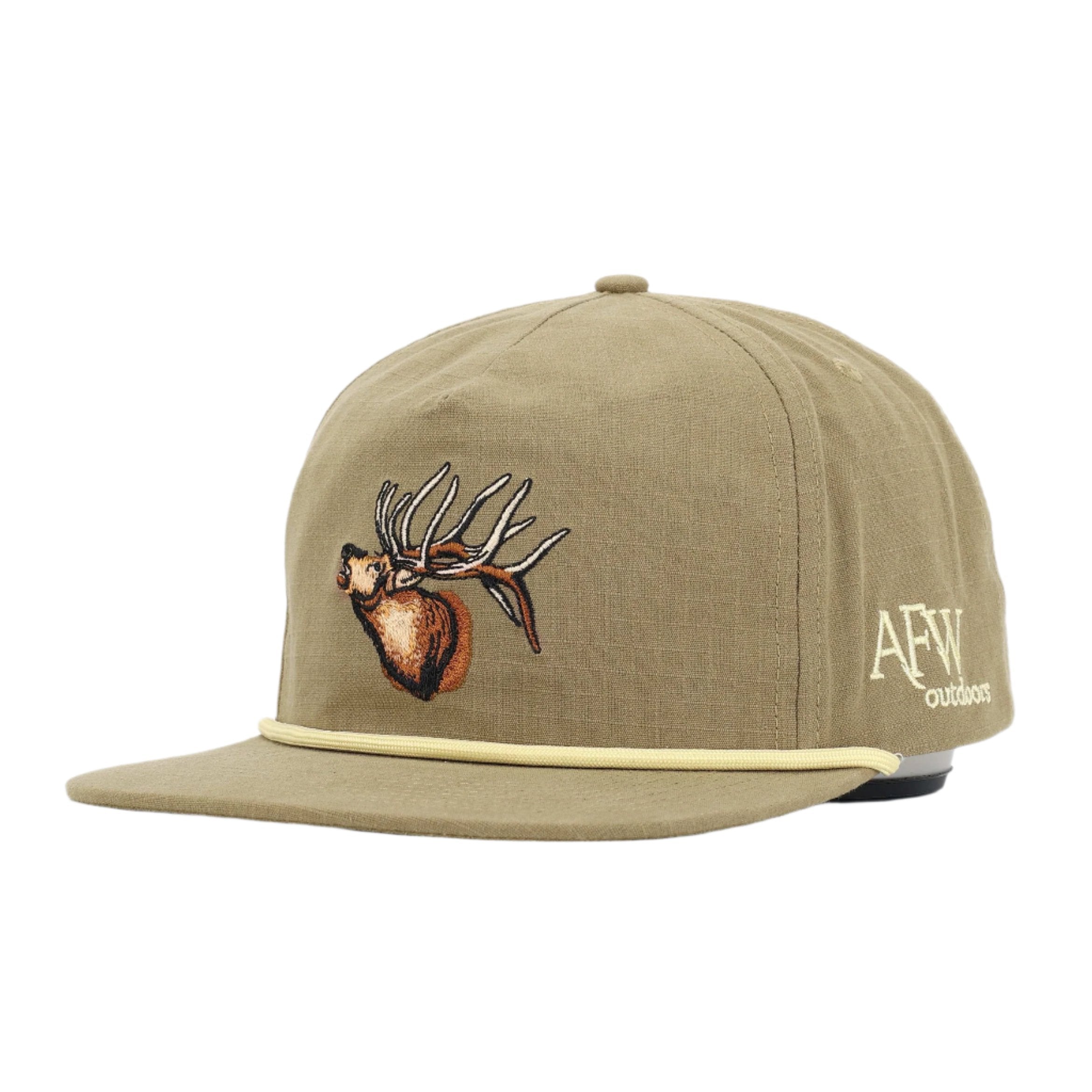 Bull Elk Brown w/ Tan Rope RipStop Hat – American Flyway Waterfowl