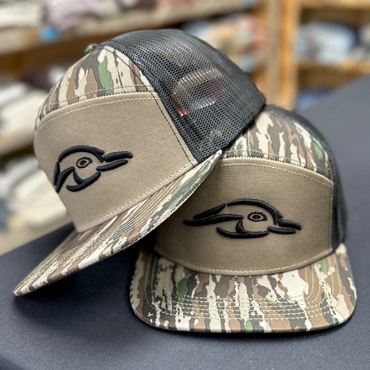 Realtree Original 7 Panel Duck Logo Hat