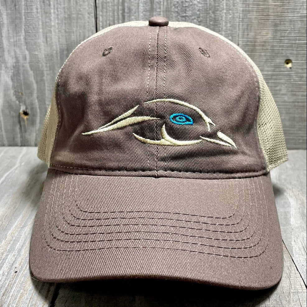Expresso-Tan Relaxed Mesh Back Trucker