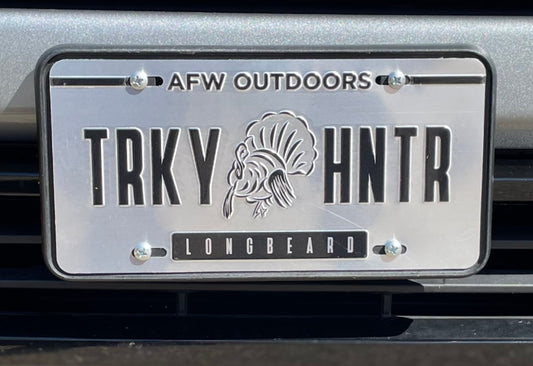 Turkey Hunter License Plate