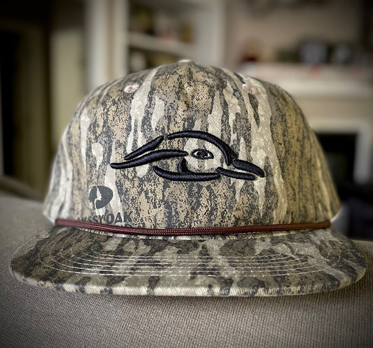 Old Rope Hat Mossy Oak New Bottomland w/ 3D AF Waterfowl Logo