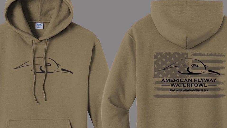 A.F. Waterfowl Flag Hoodies