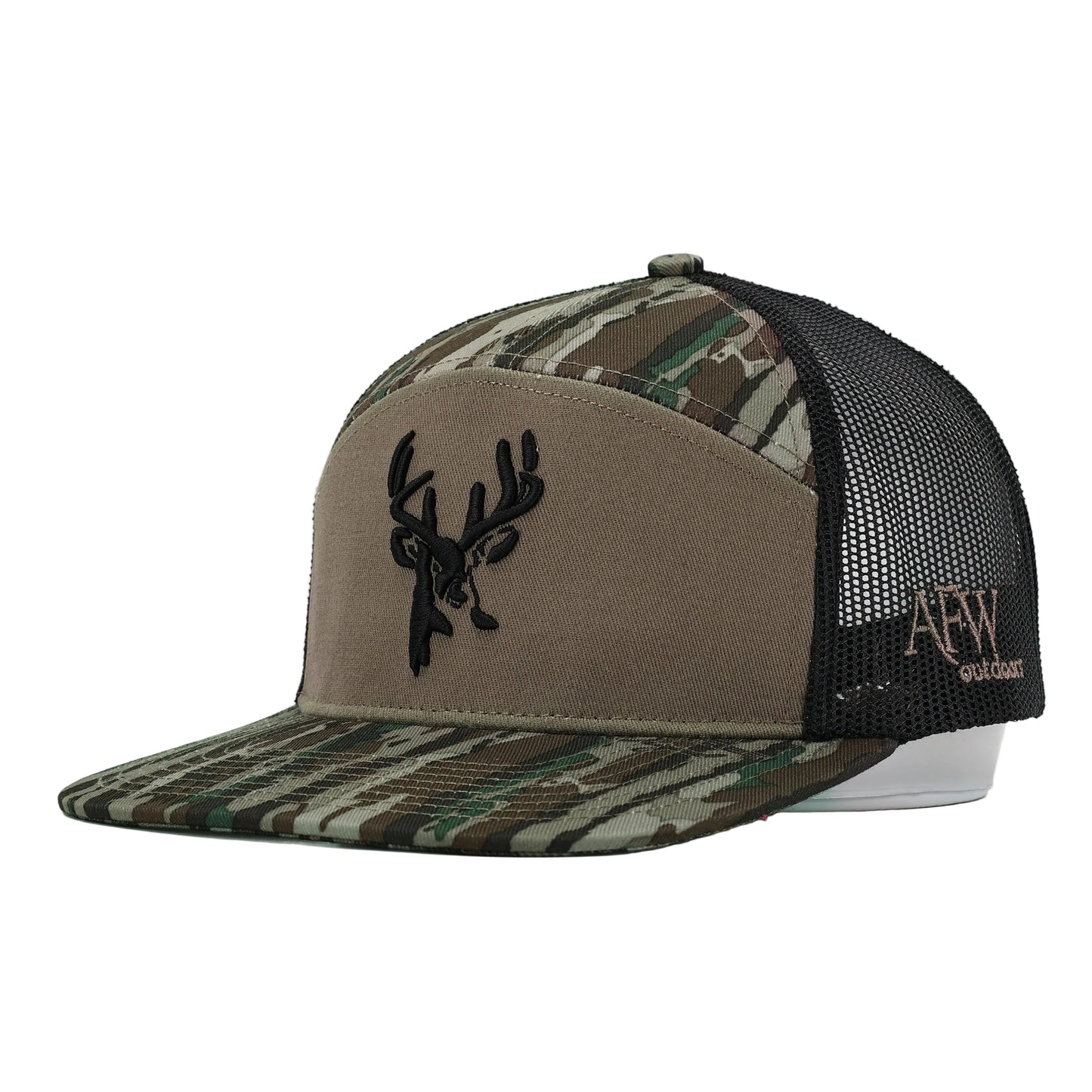 Realtree Original 7 Panel Buck Logo Hat