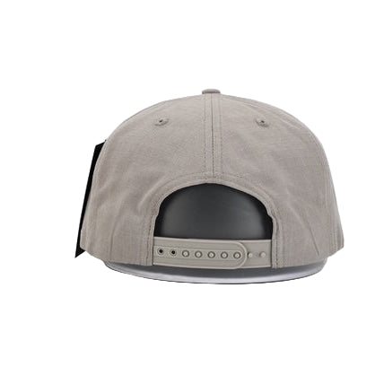 Grey with White/Black Stripe Rope Goose RipStop Hat