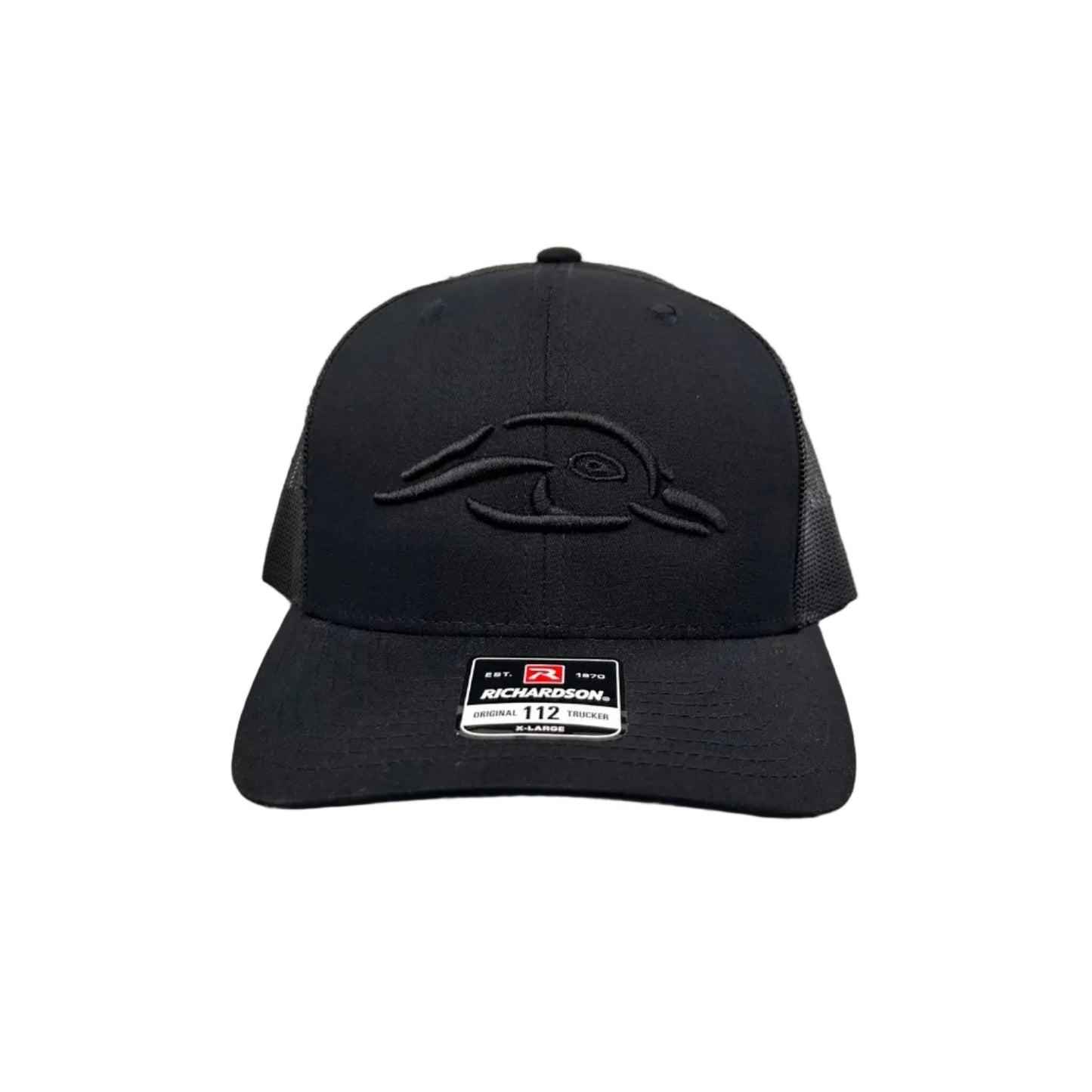 112XL "The Ghost" Black with Black 3D Logo and Black Mesh