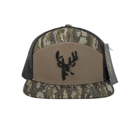 Realtree Original 7 Panel Buck Logo Hat
