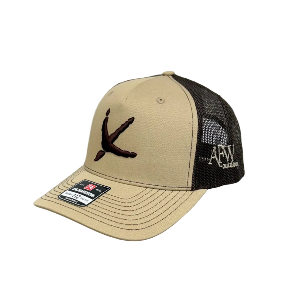 112 Khaki / Coffee Turkey Tracks Hat