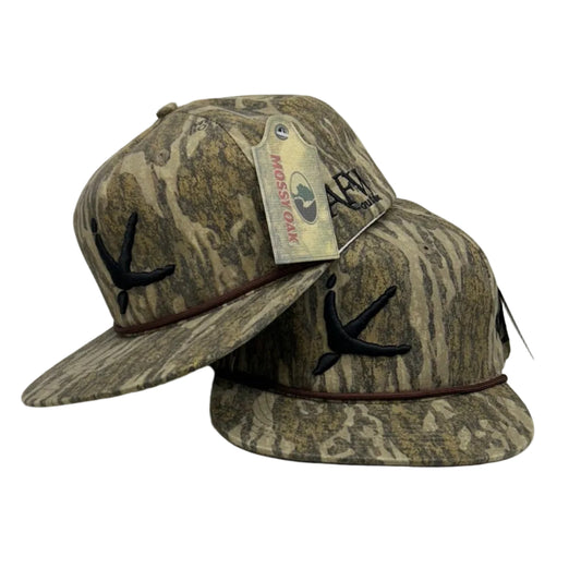 Old Rope Hat Mossy Oak New Bottomland w/ Turkey Tracks