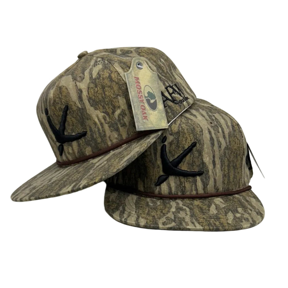 Vintage Rope Hunting Hats | Camo & Leather Patch | American Flyway ...