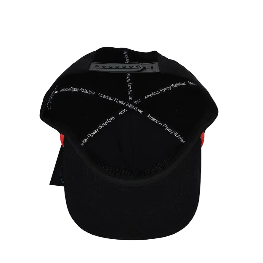 Flying Wood Duck Black RipStop Hat