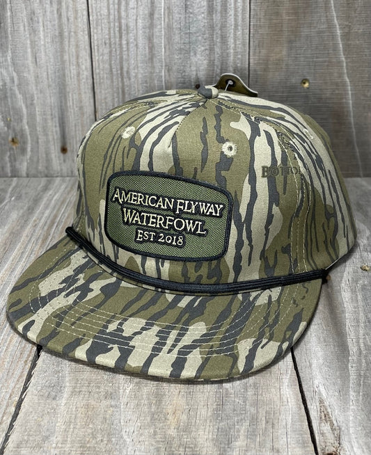 Old Rope Hat Mossy Oak Bottomland w- AFW Patch