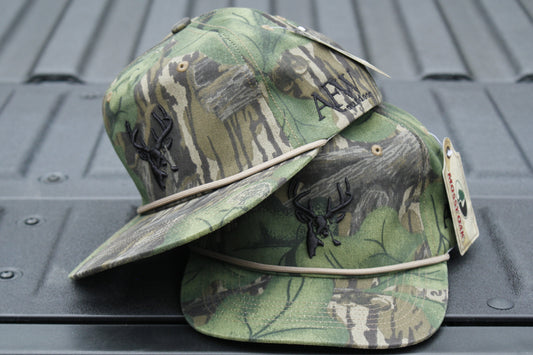 Old Rope Hat Mossy Full Foilage w/ Buck Logo