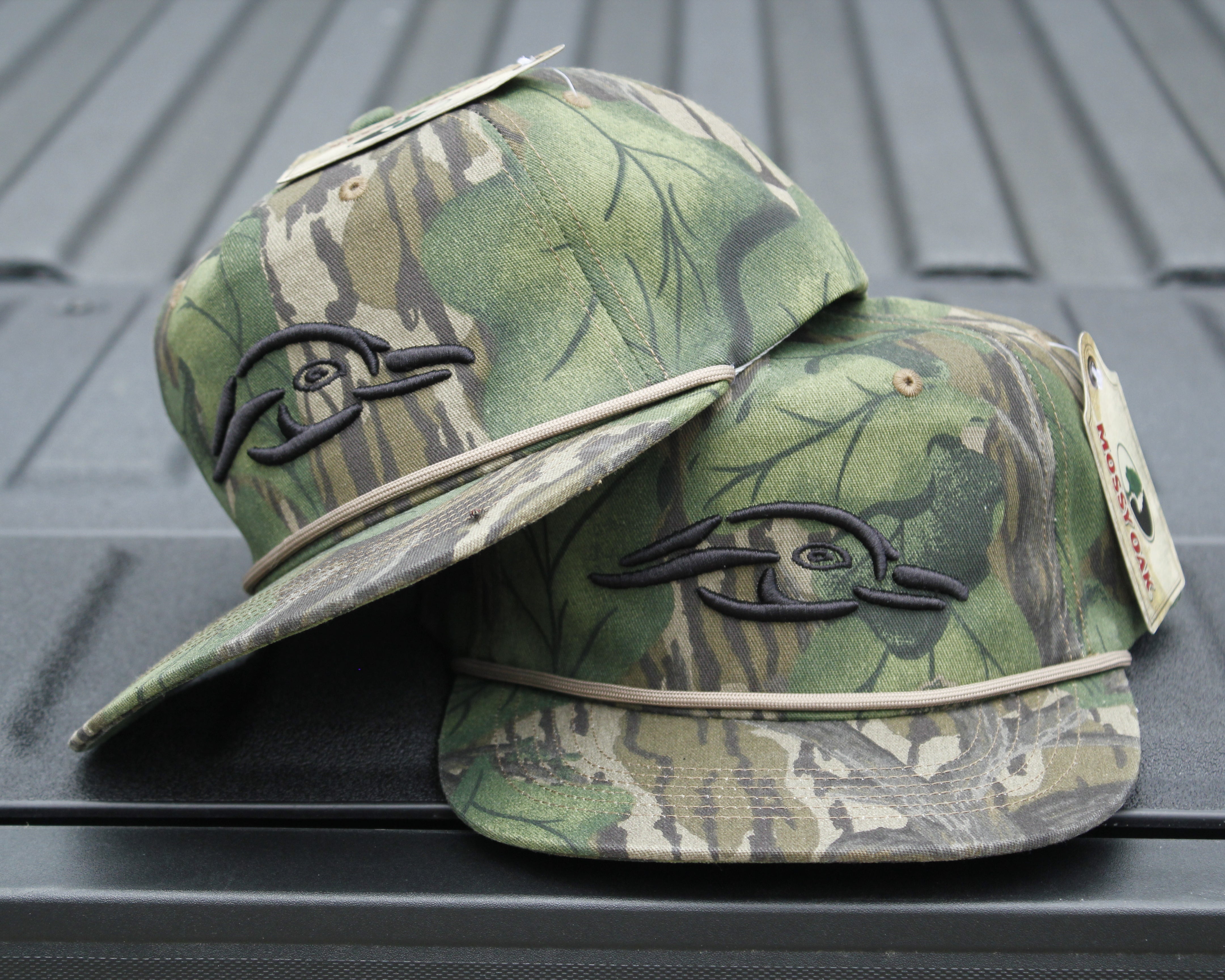 Vintage Rope Hunting Hats | Camo & Leather Patch | American Flyway ...