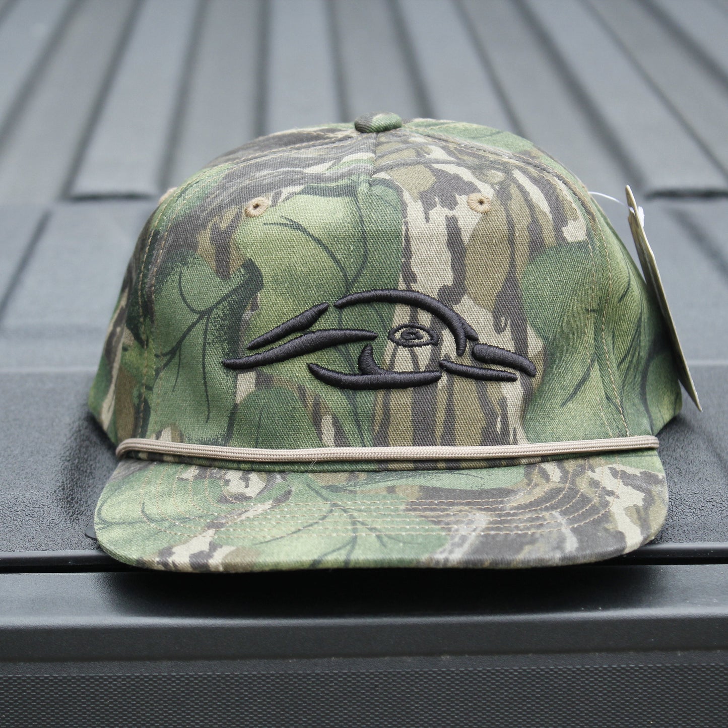Old Rope Hat Mossy Full Foilage w/ Duck Logo