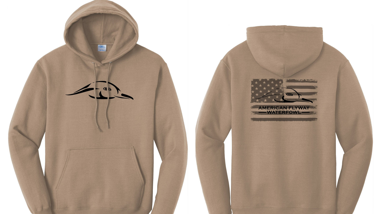 A.F. Waterfowl Flag Hoodies