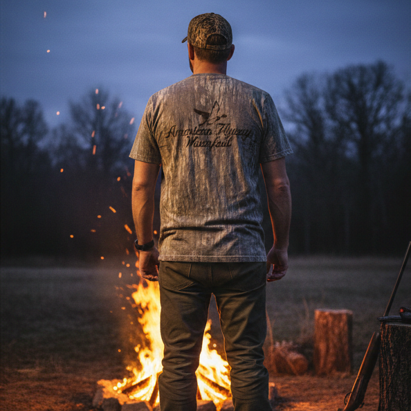 AFW Faded Out Tee - Back View on Person