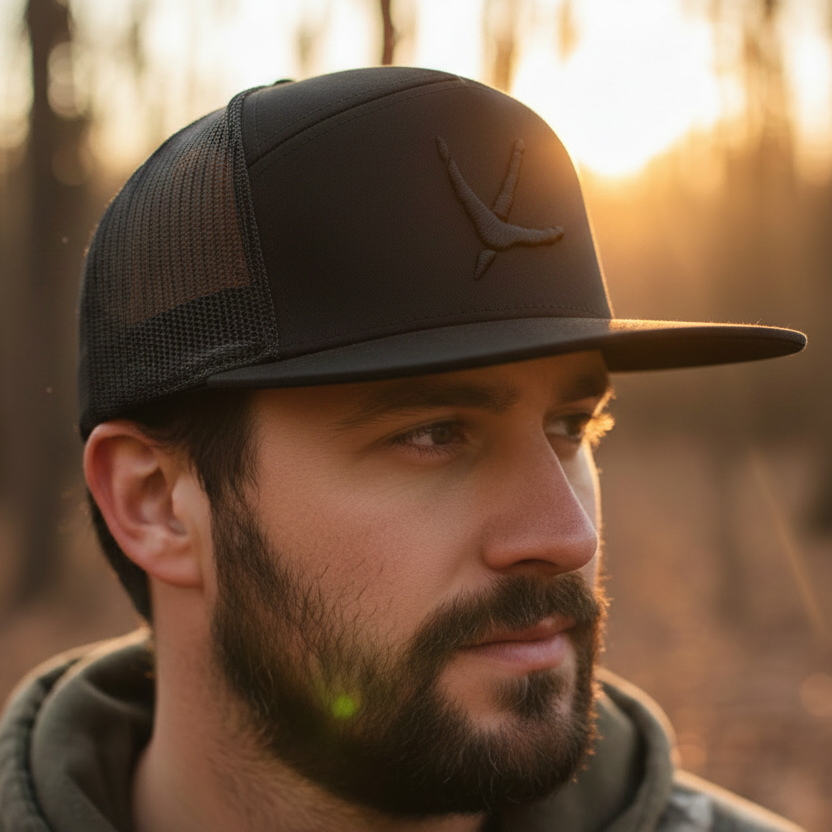 Ghost Black on Black - Golden Hour Turkey Woods