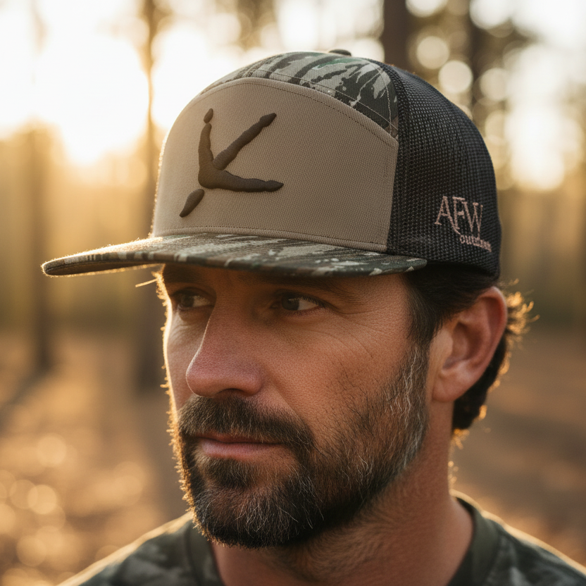 Realtree Turkey Tracks Hat - Close Up Lifestyle