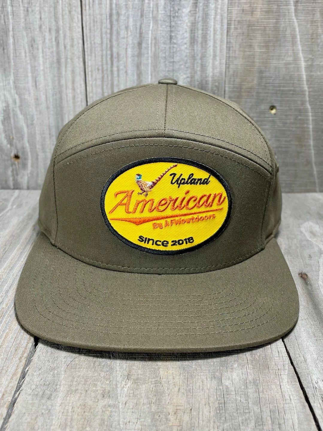 7 Panel Yellow Upland Patch All Loden Cap