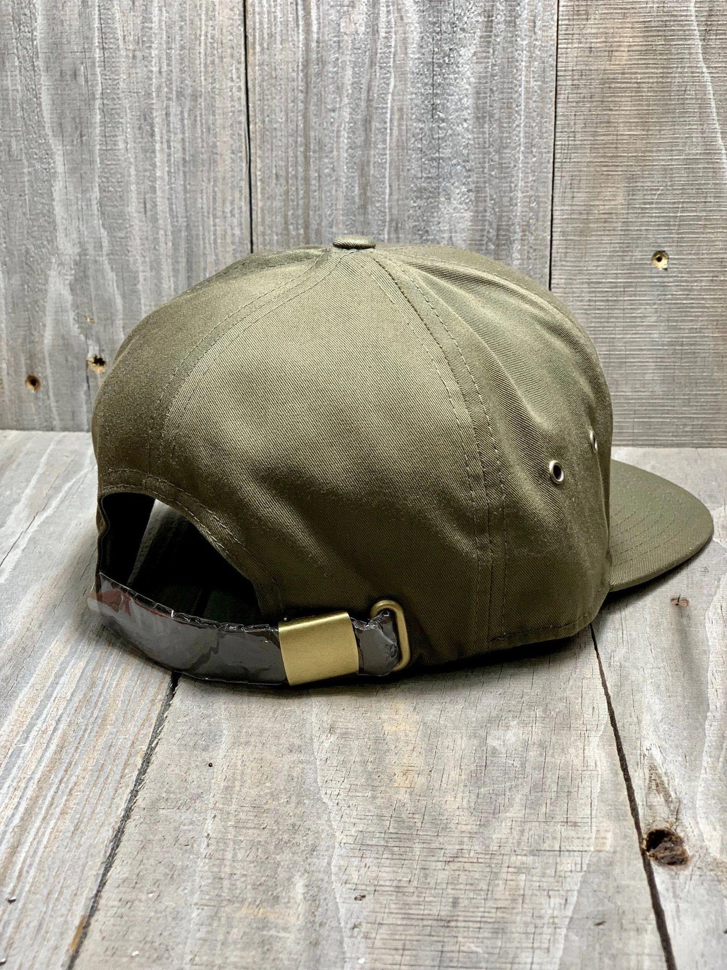 Leather Patch 7 Panel All Loden Cap – American Flyway Waterfowl
