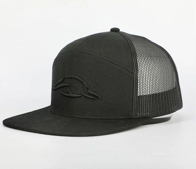AF Waterfowl 3D Puff Logo 7 Panel Trucker Ghost