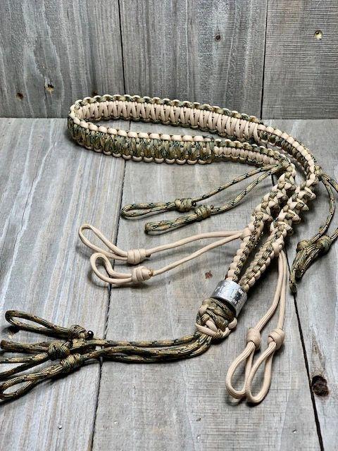 Desert Tan and Camo Prostyle Paracord Lanyard